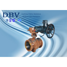 2PCS Electric Flanged Trunnion Mounted Ball Valve